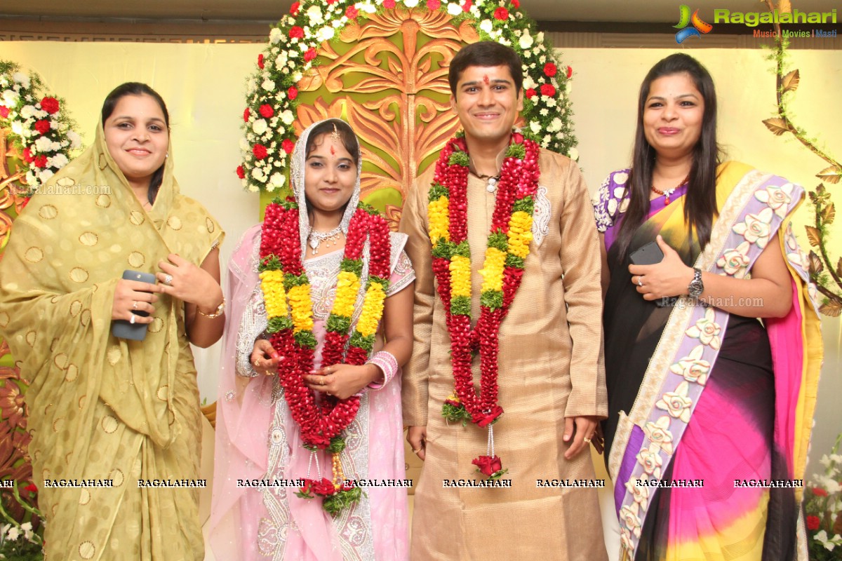 Shobit Bang-Harsha Ladda Wedding Engagement at Rajadhani Hotel