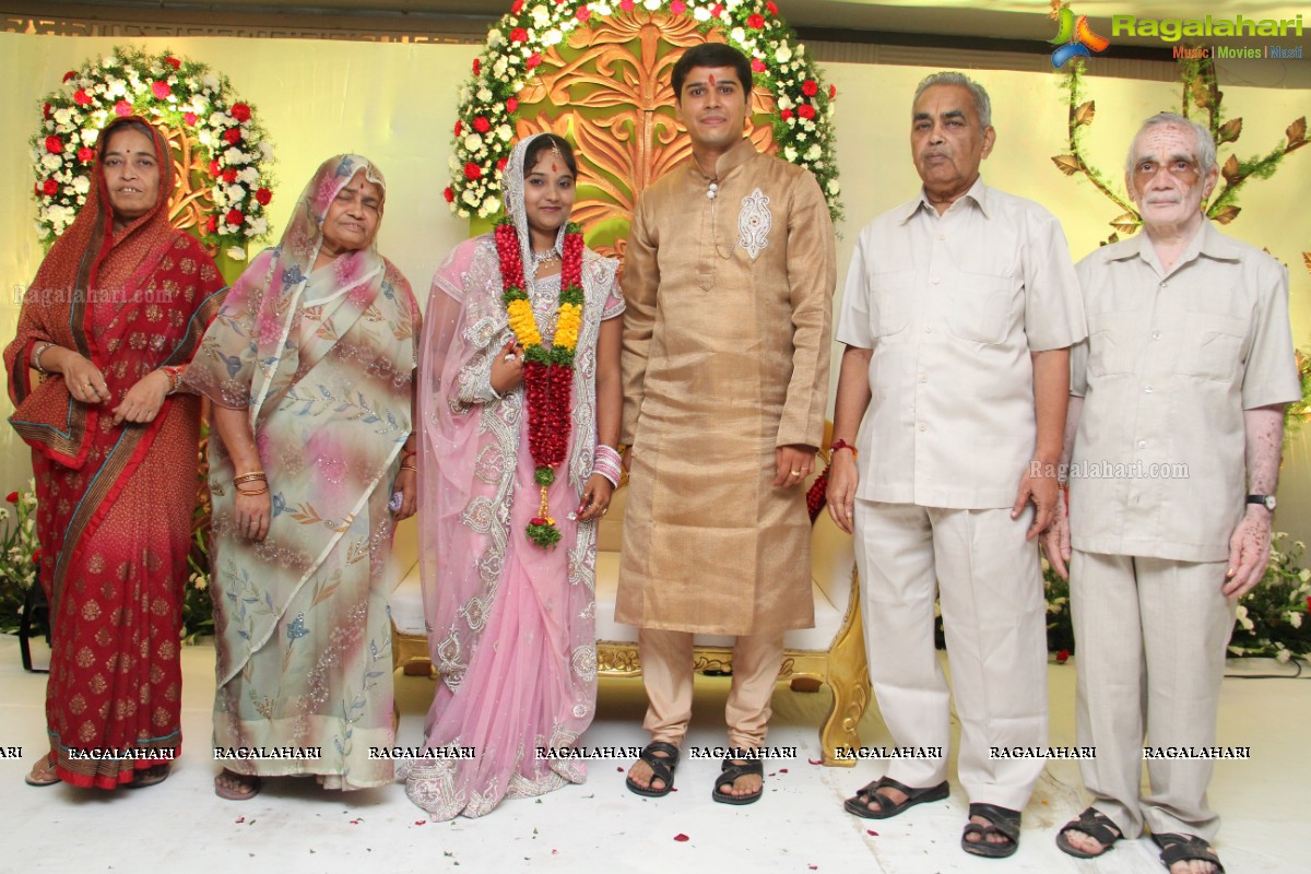 Shobit Bang-Harsha Ladda Wedding Engagement at Rajadhani Hotel