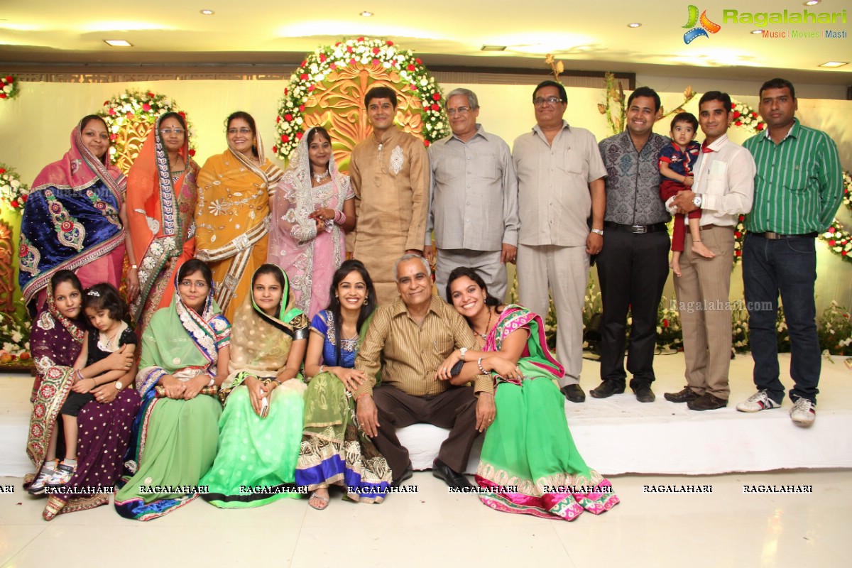 Shobit Bang-Harsha Ladda Wedding Engagement at Rajadhani Hotel