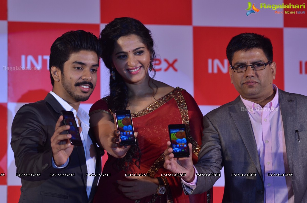 Anushka Shetty launches Intex Aqua Style Pro at Taj Krishna, Hyderabad