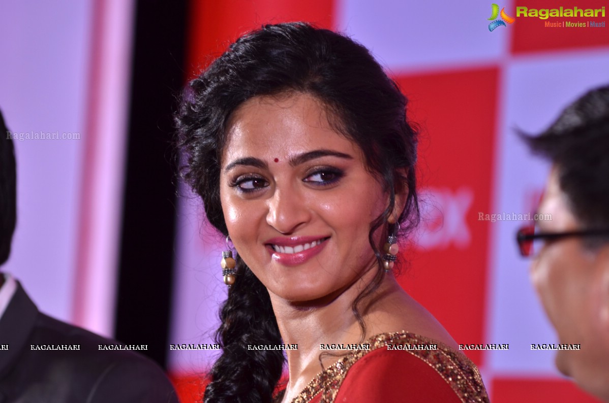 Anushka Shetty launches Intex Aqua Style Pro at Taj Krishna, Hyderabad