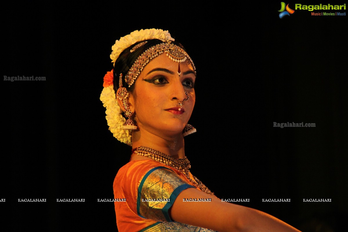 Kuchipudi Rangapravesam by Pranita Mantravadi at Ravindra Bharathi