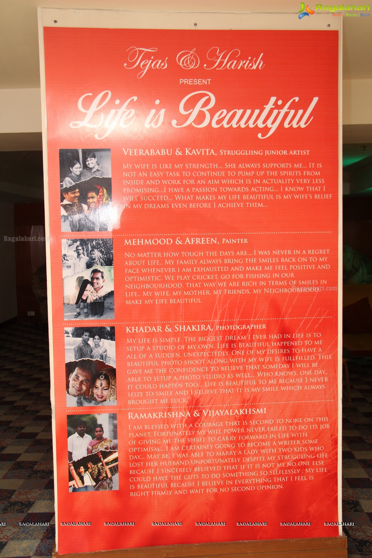 Life is Beautiful Event by Tejas & Harish