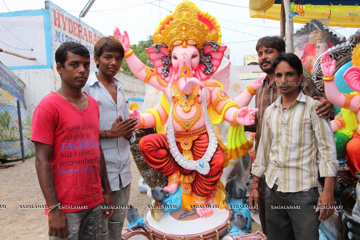 Hyderabad Ganesh Idols 2014