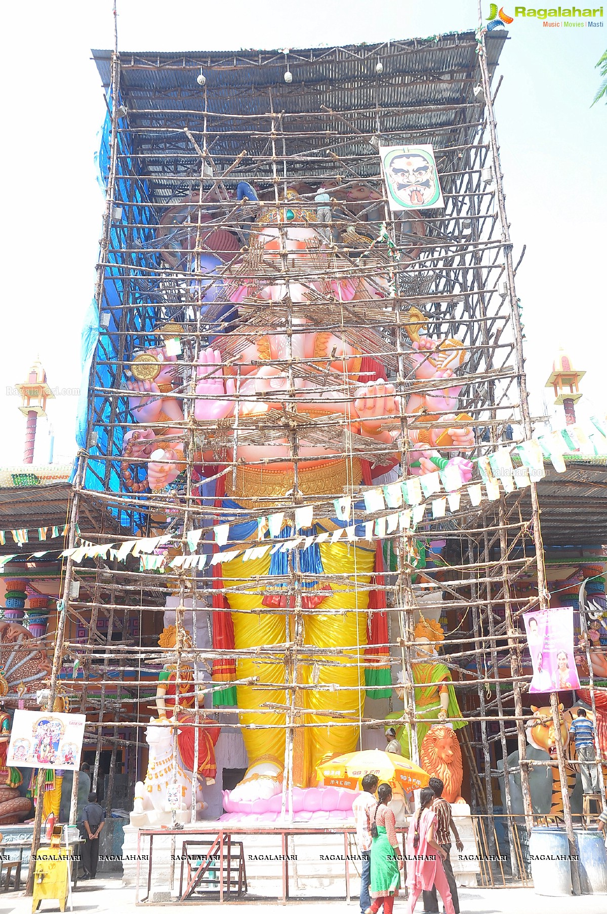 Making of Khairatabad Ganesh 2014