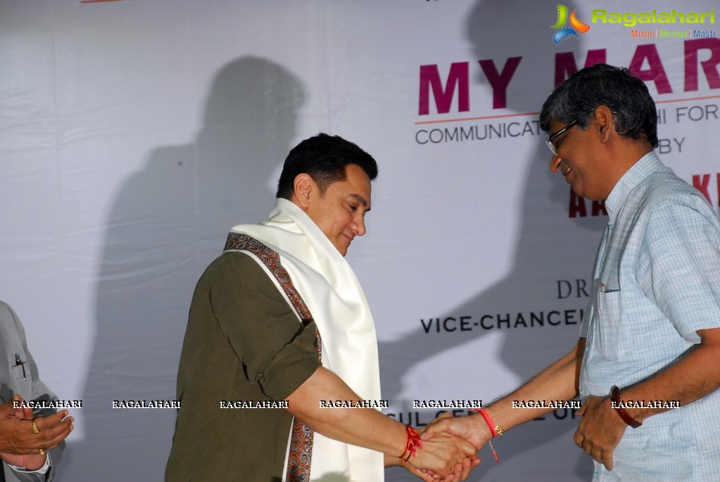 Aamir Khan Launches My Marathi Book, Mumbai