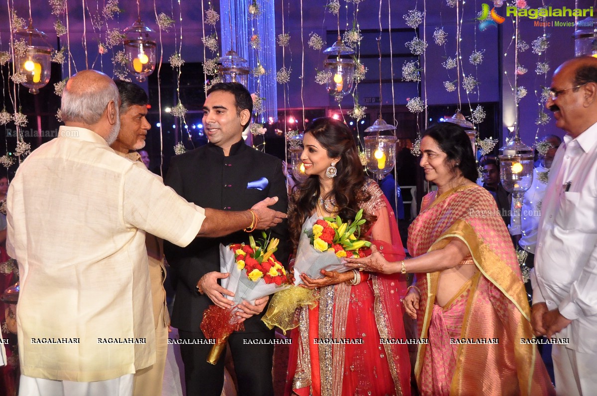 Raghavendra Rao's Son Prakash Rao Wedding Reception