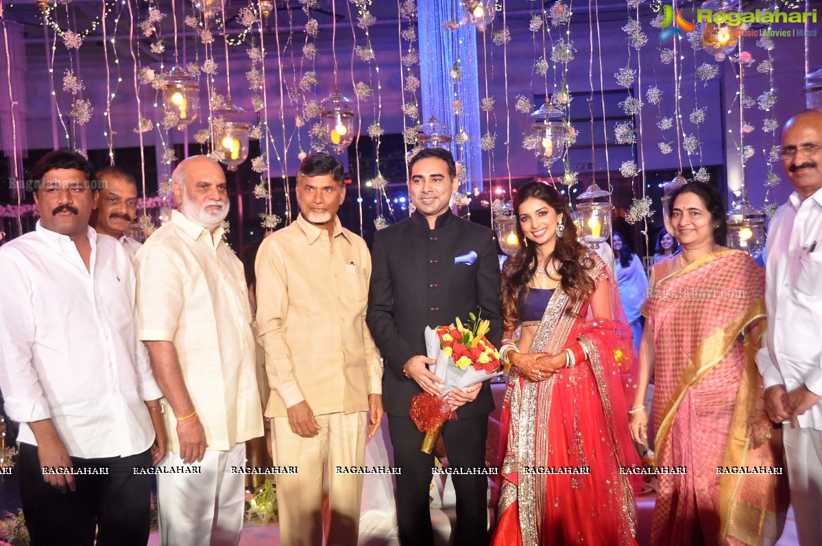 Raghavendra Rao's Son Prakash Rao Wedding Reception