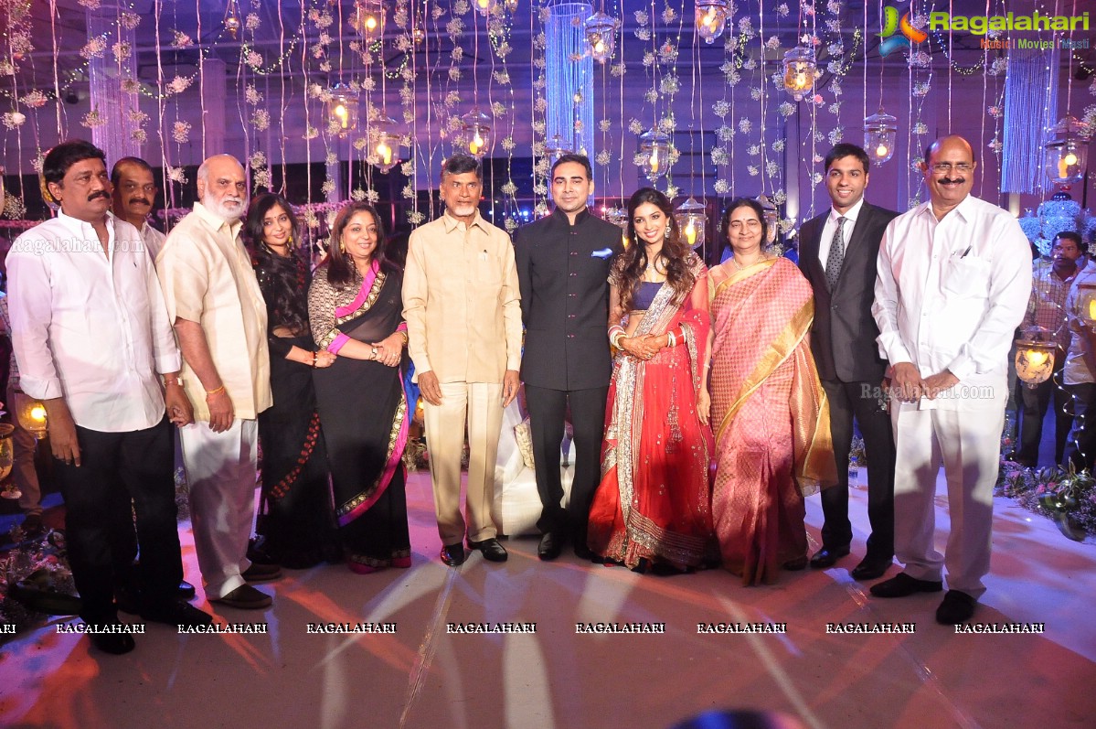 Raghavendra Rao's Son Prakash Rao Wedding Reception