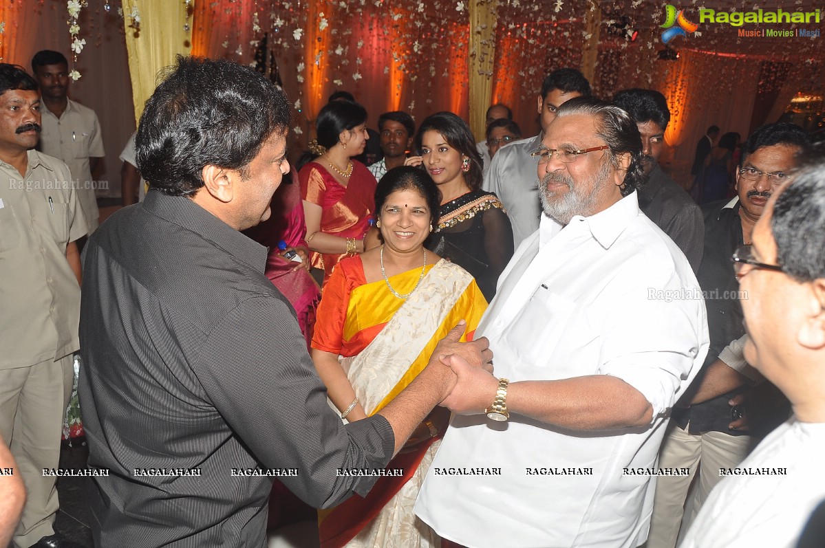 Raghavendra Rao's Son Prakash Rao Wedding Reception