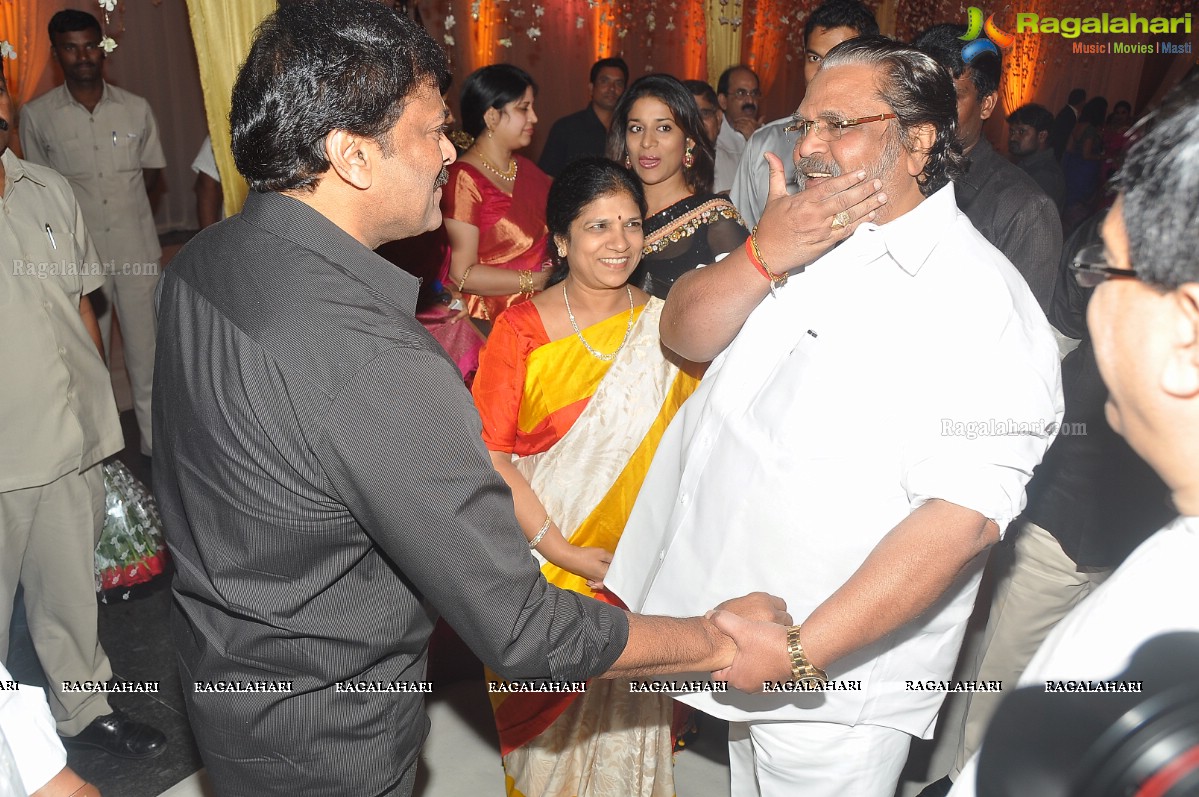 Raghavendra Rao's Son Prakash Rao Wedding Reception