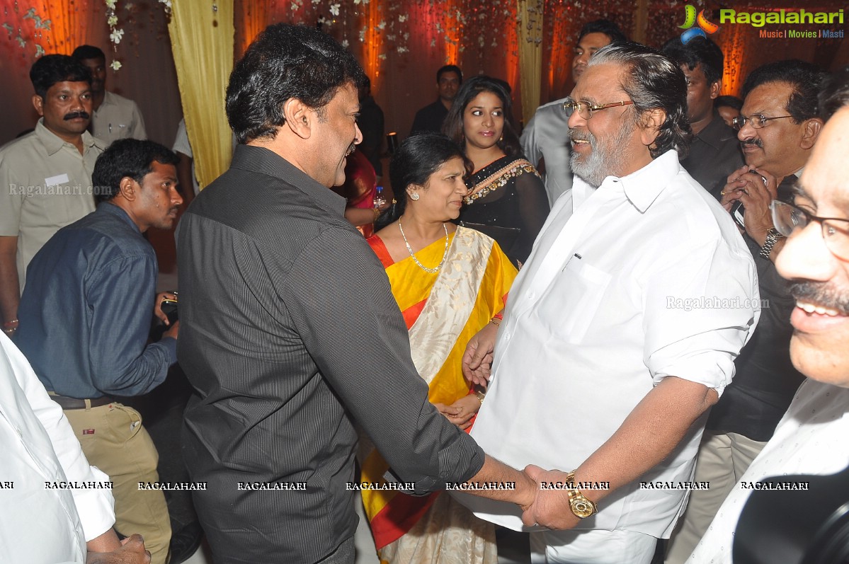 Raghavendra Rao's Son Prakash Rao Wedding Reception