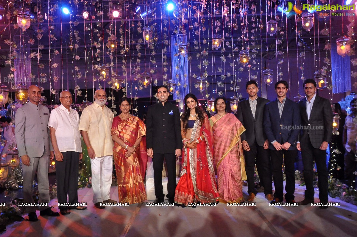 Raghavendra Rao's Son Prakash Rao Wedding Reception