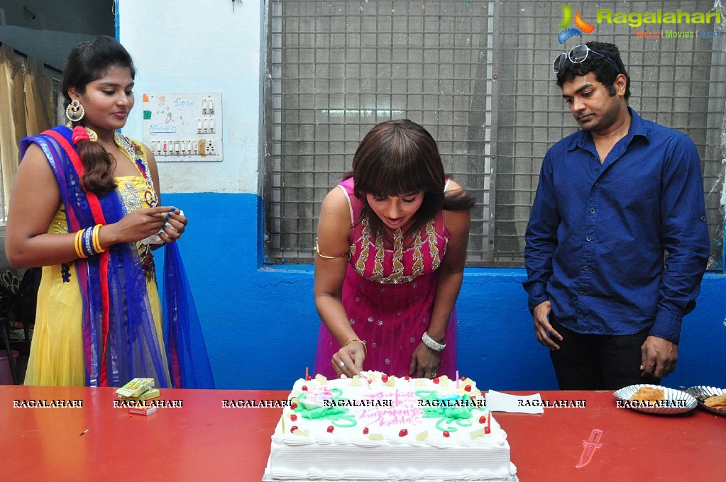 Ramya Sri Birthday Celebrations 2014 at Devnar Blind School