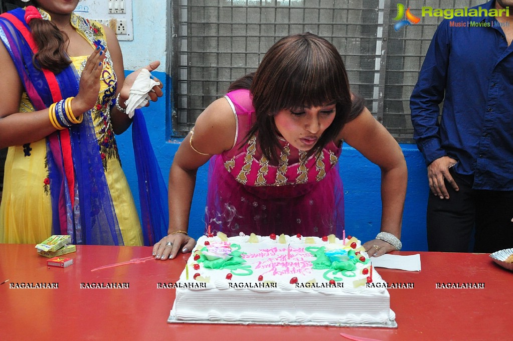 Ramya Sri Birthday Celebrations 2014 at Devnar Blind School