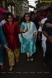 Rani Mukherji Ganesh Idols Visit