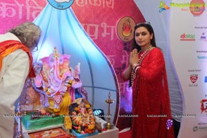 Rani Mukherji Ganesh Idols Visit