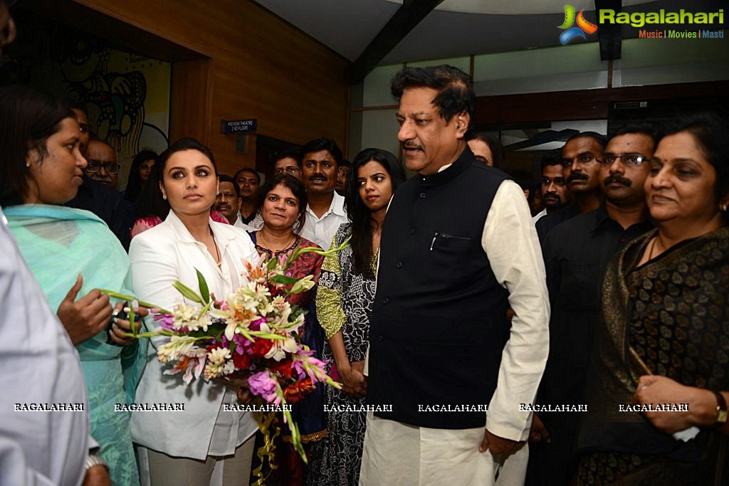 Rani Mukerji at Special Screening of film Mardaani with Maharashtra CM