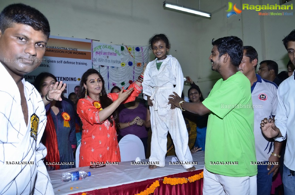 Rani Mukerji inaugurates Self Defence Workshop for BMC Girls