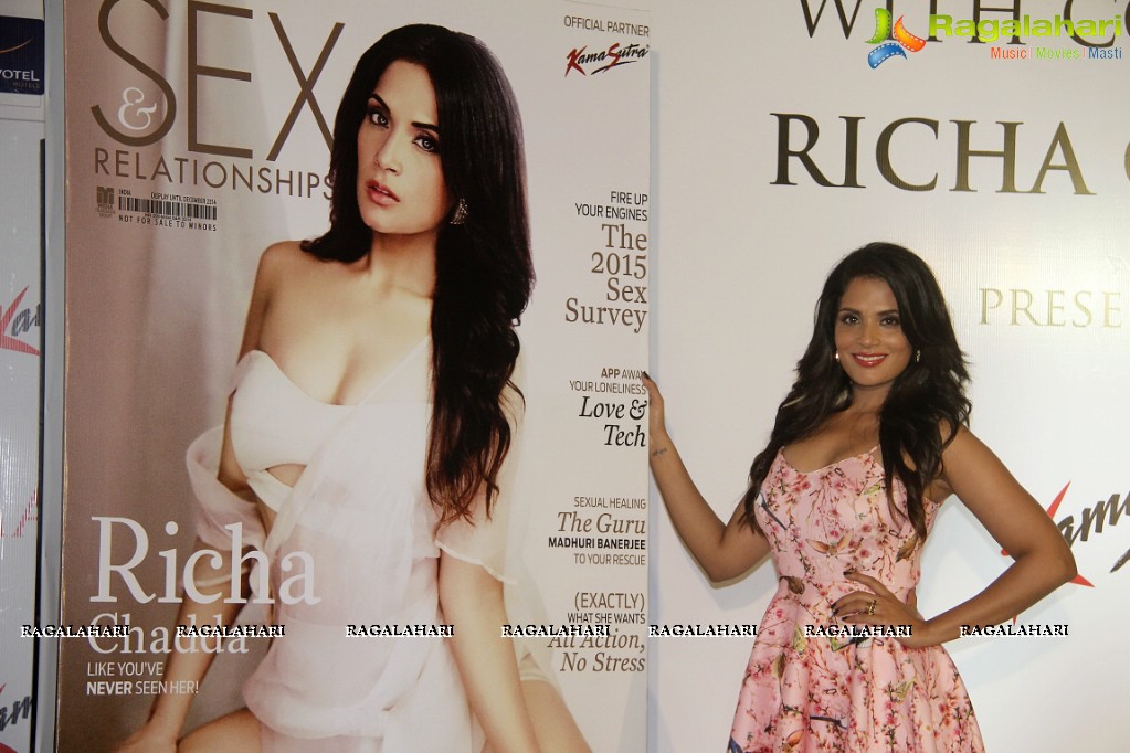 Richa Chadda at Maxim Kamasutra Magazine Cover Launch
