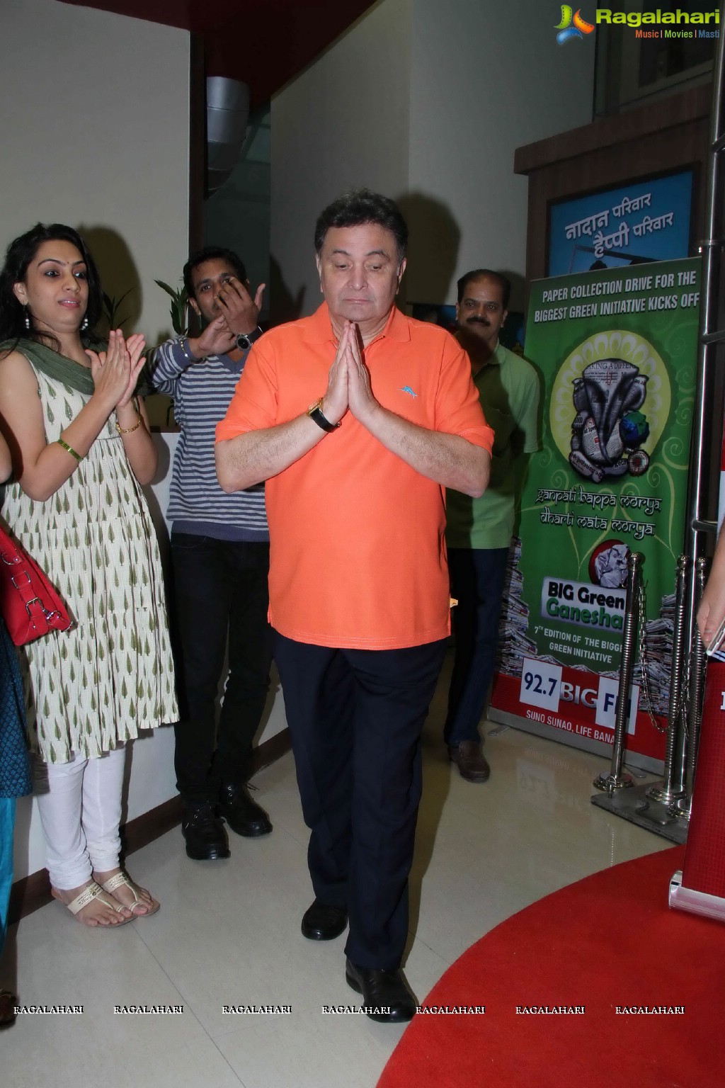 Rishi Kapoor Celebrates his Birthday with 92.7 BIG FM Radio Station, Mumbai