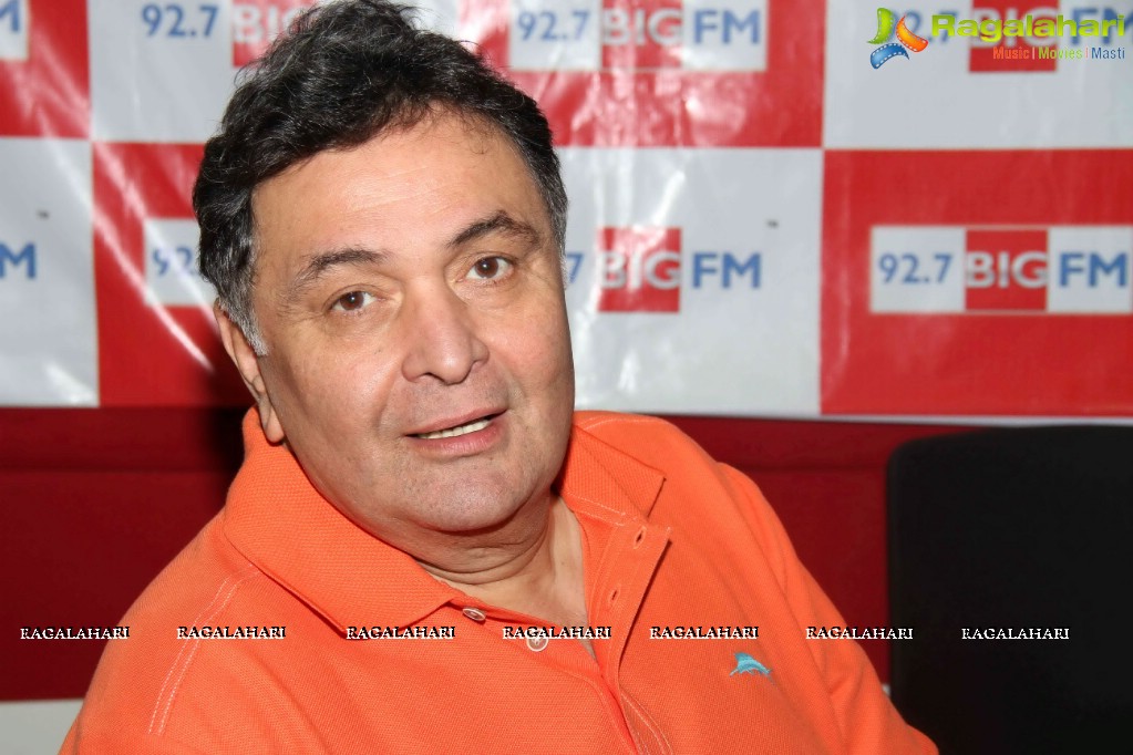 Rishi Kapoor Celebrates his Birthday with 92.7 BIG FM Radio Station, Mumbai