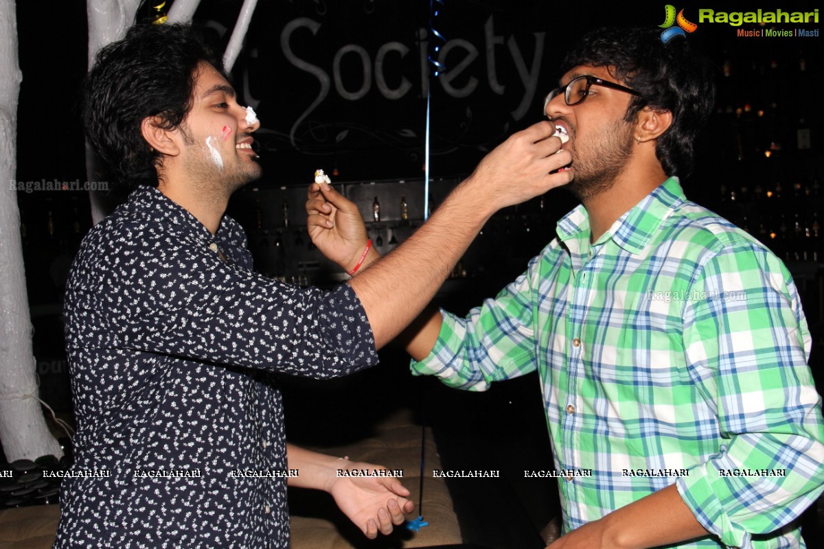 Rohit Birthday Celebrations 2014 at The Lost Society, Hyderabad