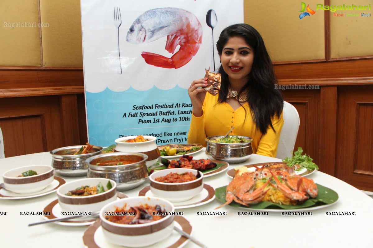 Madhulagna Das at Seafood Festival (August 2014) at Hotel Katriya, Hyderabad