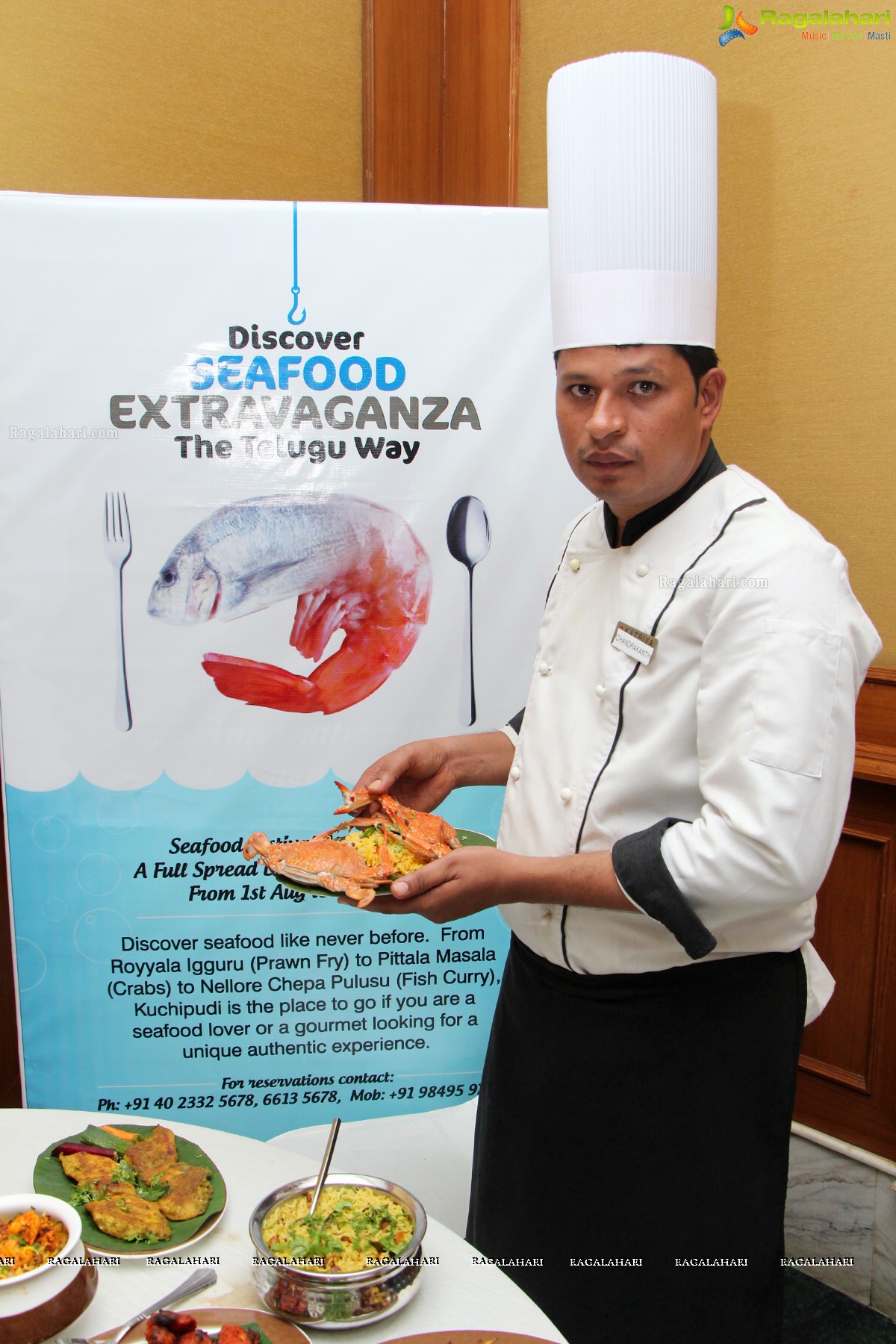 Madhulagna Das at Seafood Festival (August 2014) at Hotel Katriya, Hyderabad