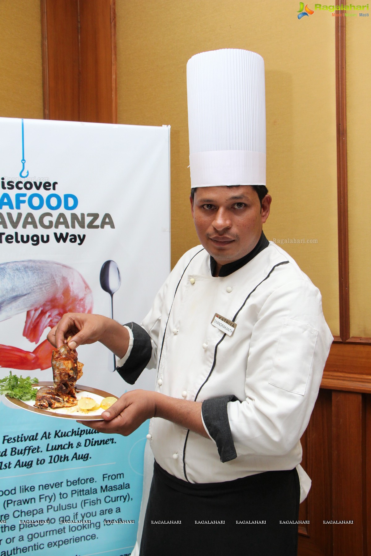 Madhulagna Das at Seafood Festival (August 2014) at Hotel Katriya, Hyderabad