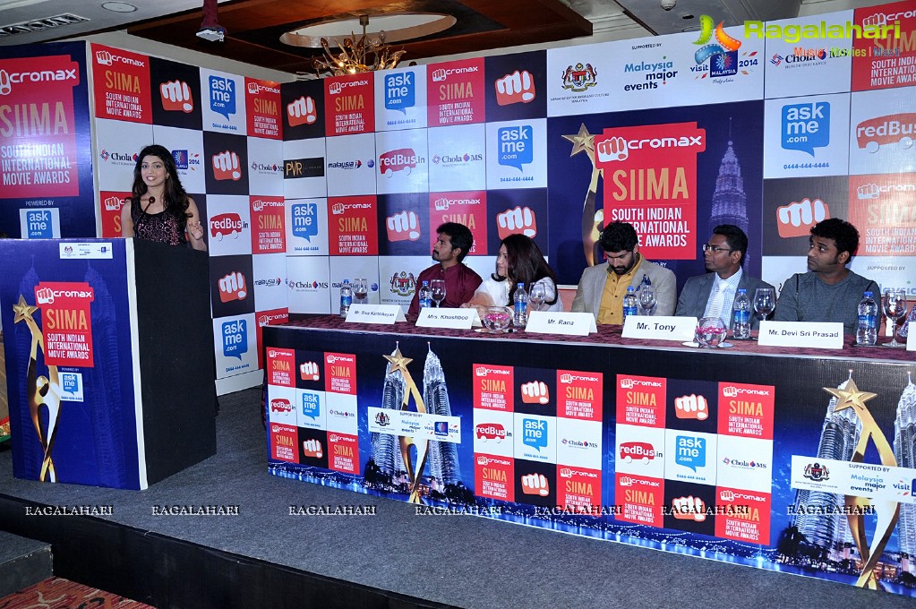 SIIMA Press Meet 2014, Chennai