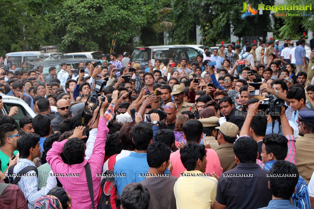 Singham Returns Promotions at Muffakham Jah College, Hyderabad