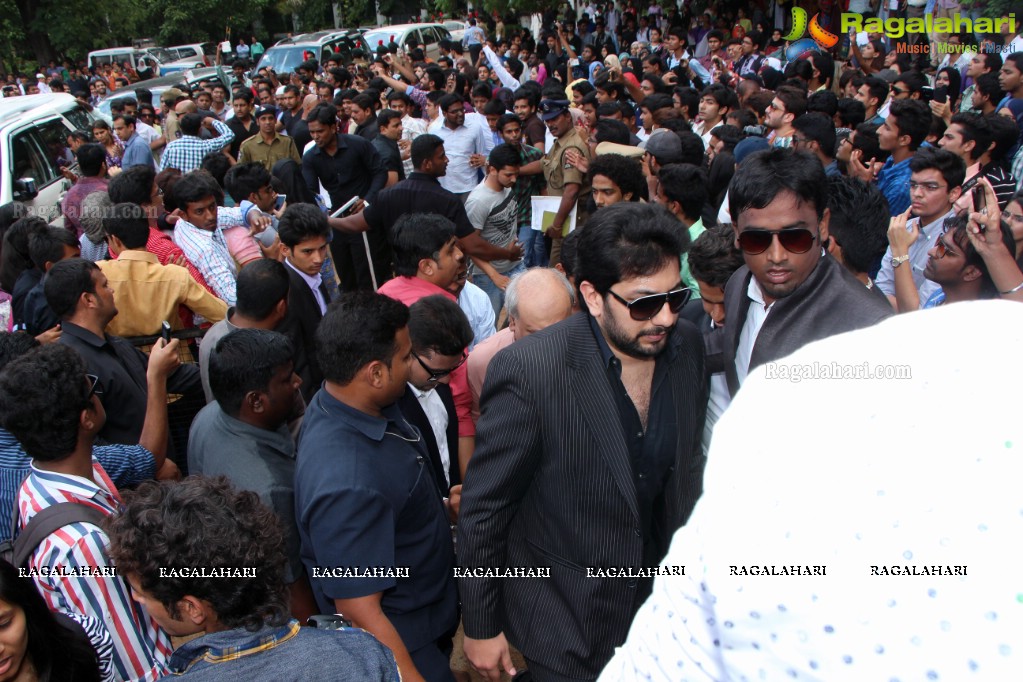 Singham Returns Promotions at Muffakham Jah College, Hyderabad