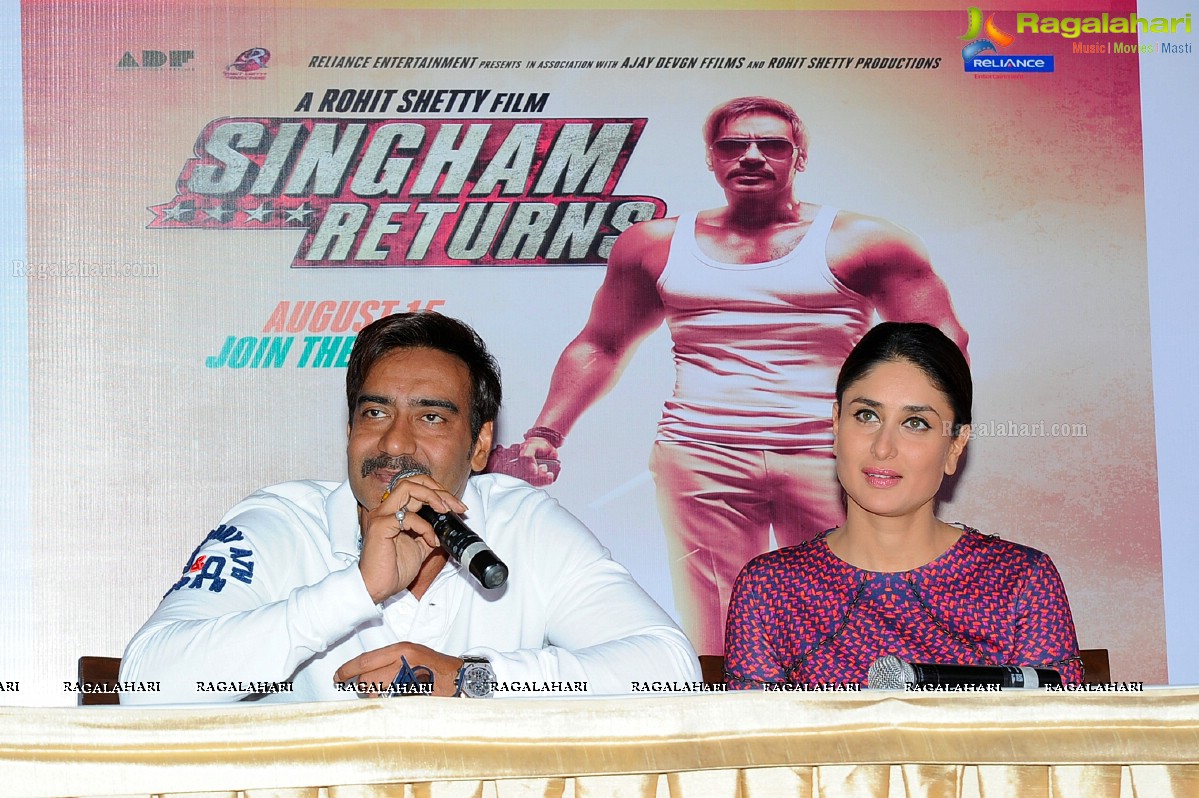 Singham Returns Press Meet at Radisson Blu Plaza, Hyderabad