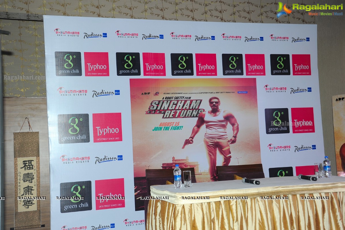 Singham Returns Press Meet at Radisson Blu Plaza, Hyderabad