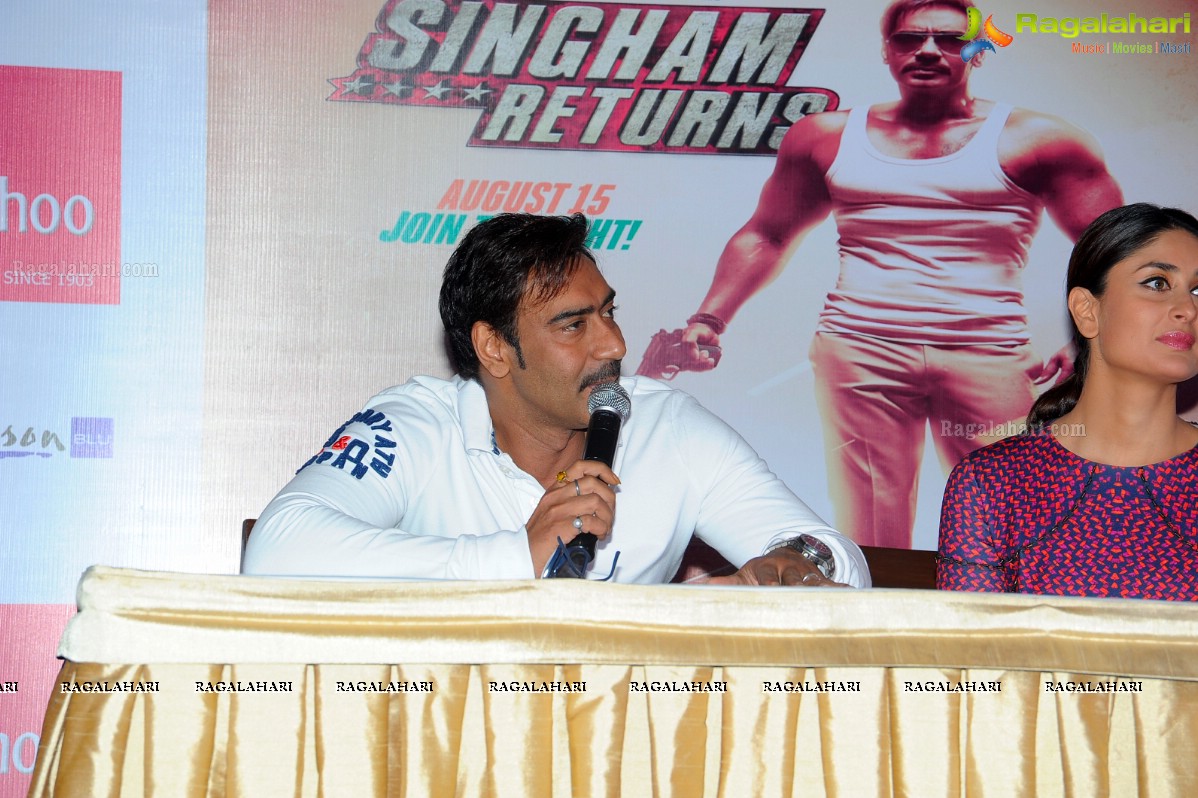 Singham Returns Press Meet at Radisson Blu Plaza, Hyderabad