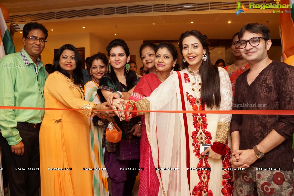 Nandini Rai inaugurates Akritti Elite Exhibition at Taj Krishna, Hyderabad (Aug. 2015)