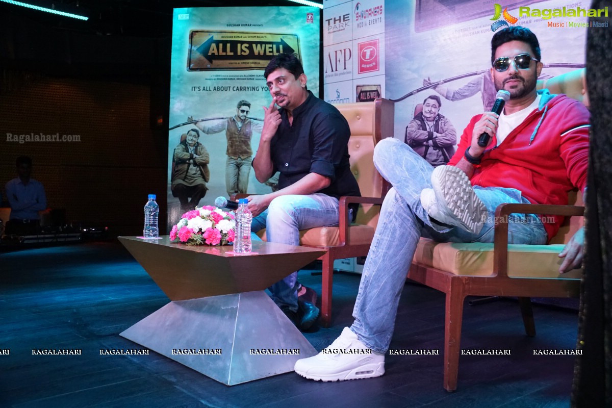 Abhishek Bachchan's All Is Well Movie Promotions at Hyderabad