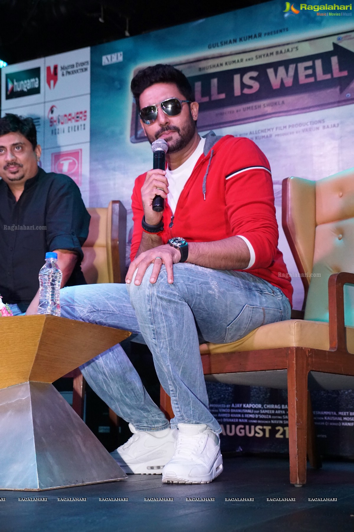 Abhishek Bachchan's All Is Well Movie Promotions at Hyderabad