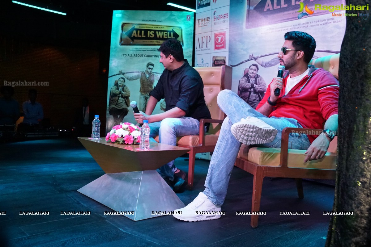 Abhishek Bachchan's All Is Well Movie Promotions at Hyderabad