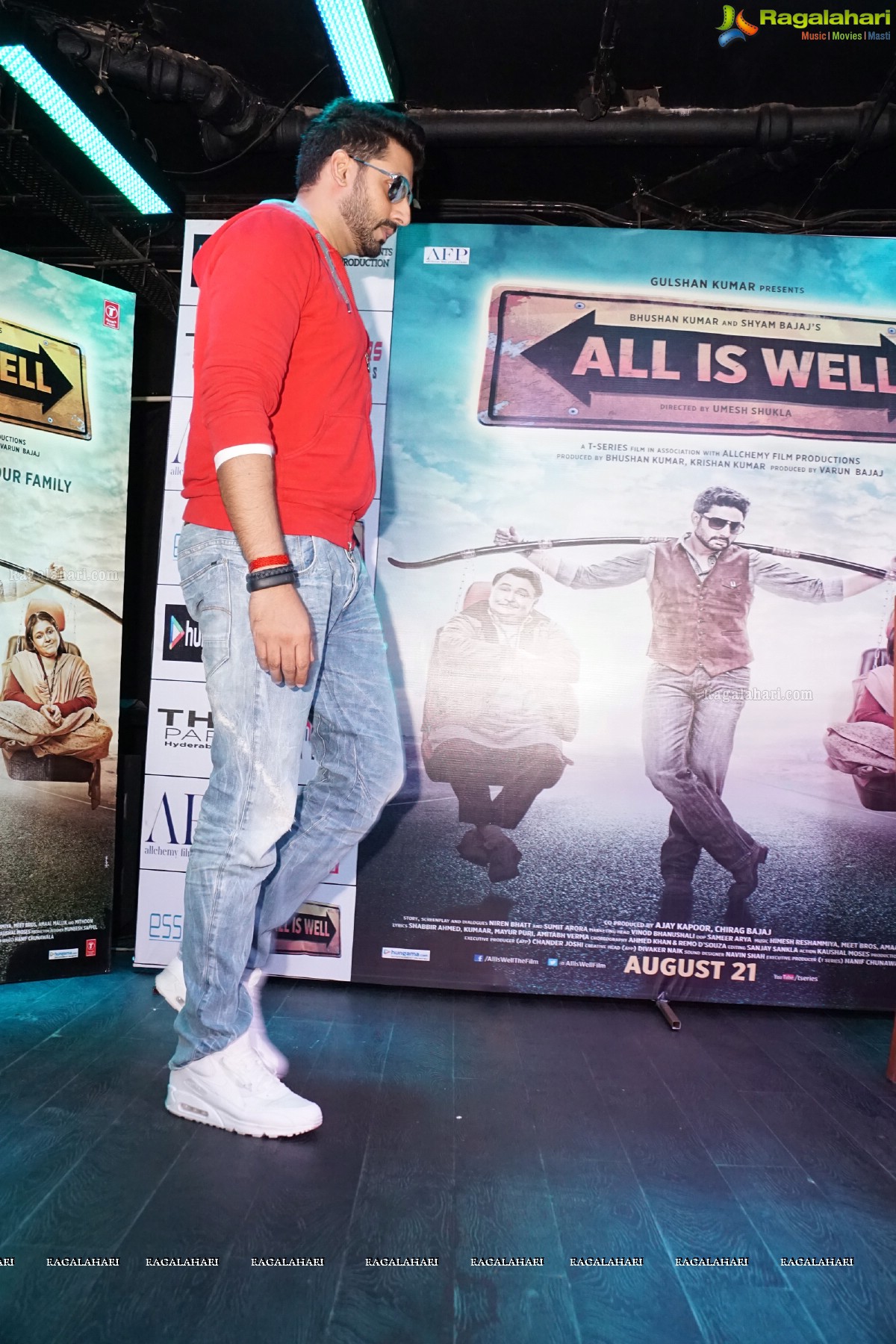 Abhishek Bachchan's All Is Well Movie Promotions at Hyderabad