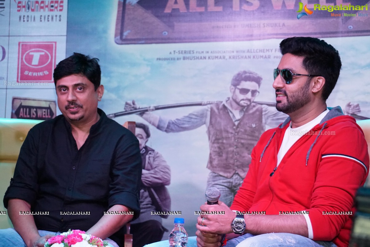 Abhishek Bachchan's All Is Well Movie Promotions at Hyderabad