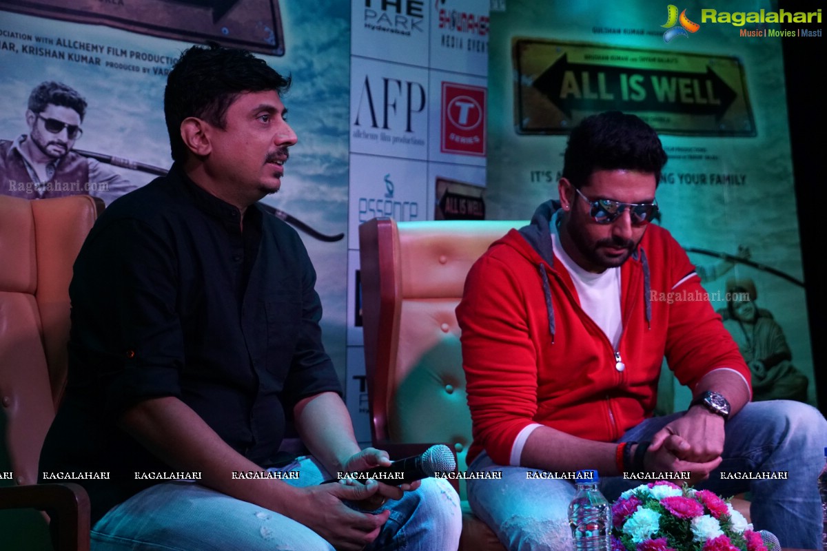 Abhishek Bachchan's All Is Well Movie Promotions at Hyderabad