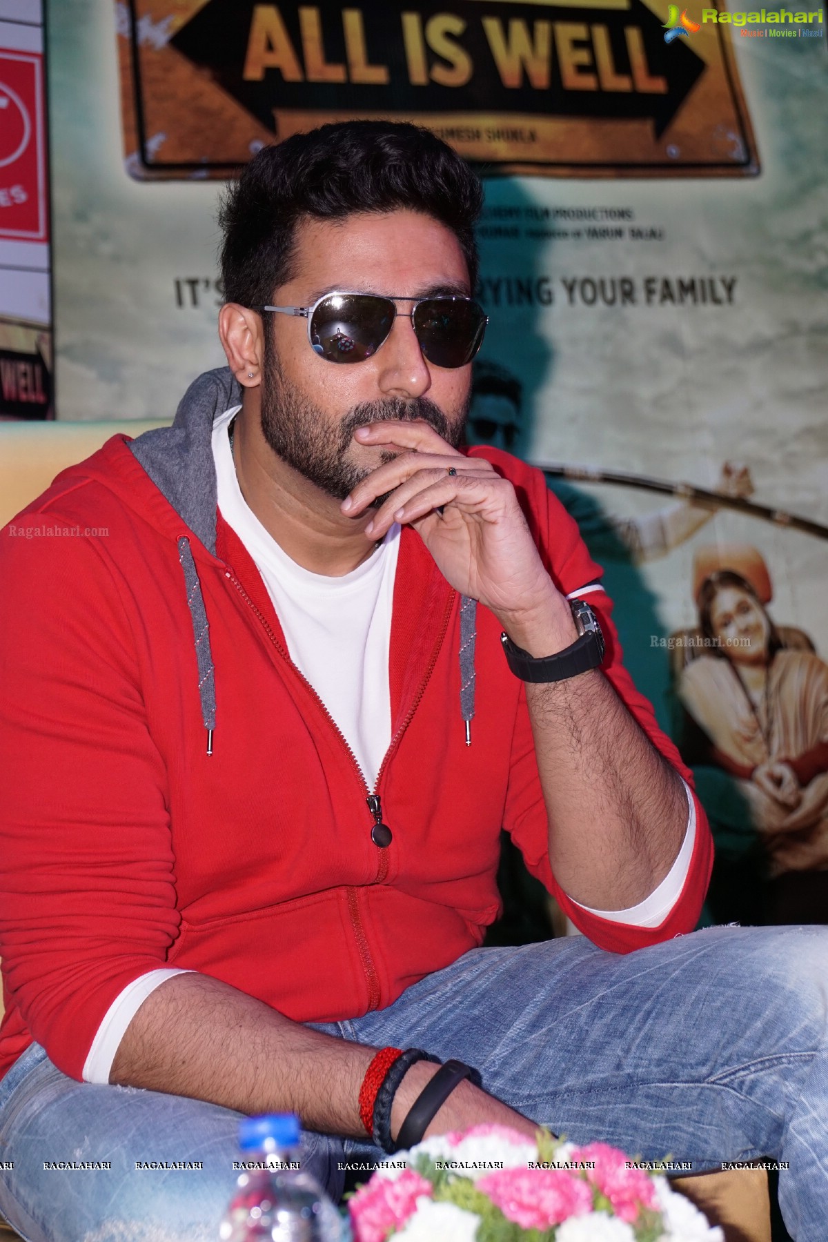 Abhishek Bachchan's All Is Well Movie Promotions at Hyderabad