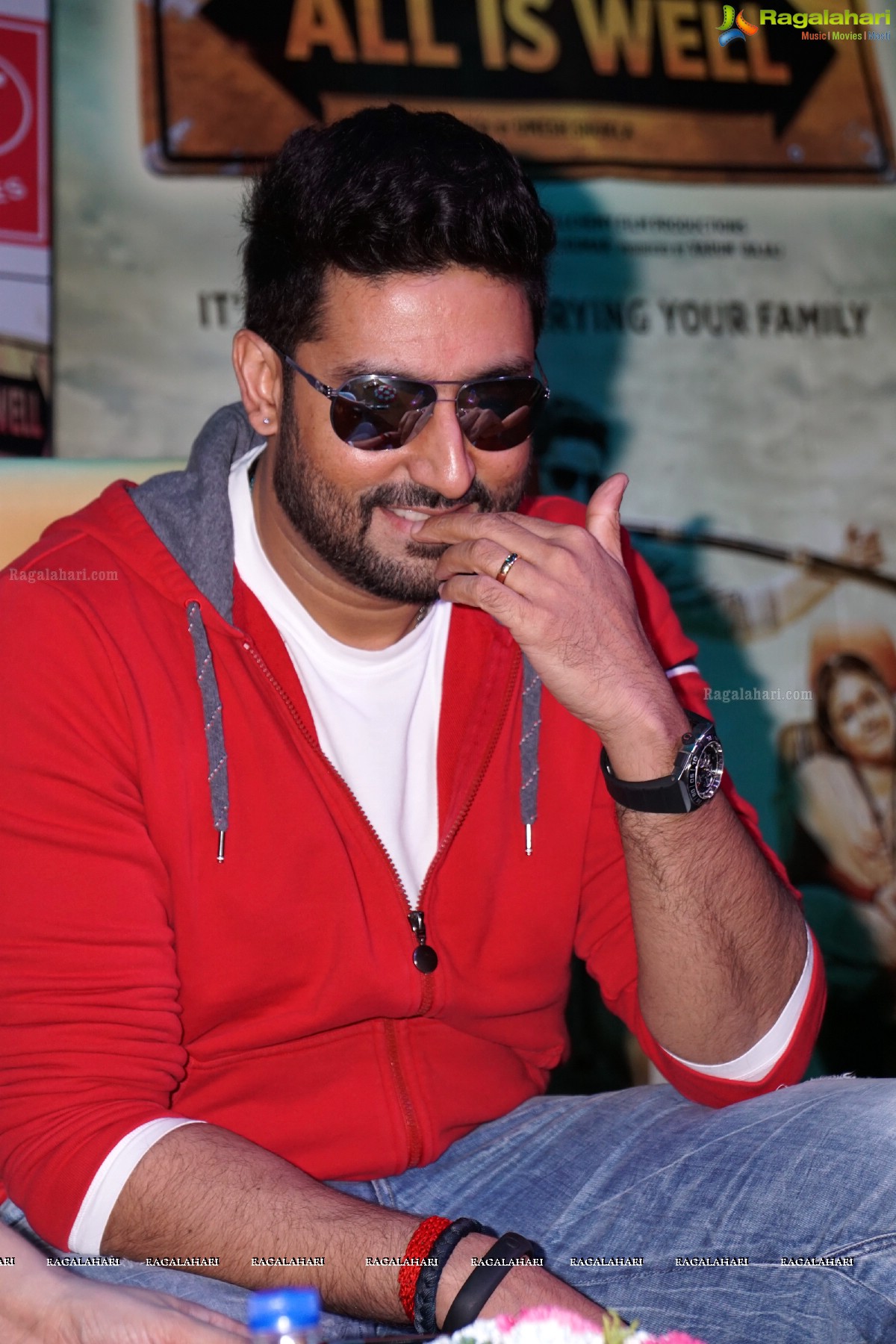 Abhishek Bachchan's All Is Well Movie Promotions at Hyderabad