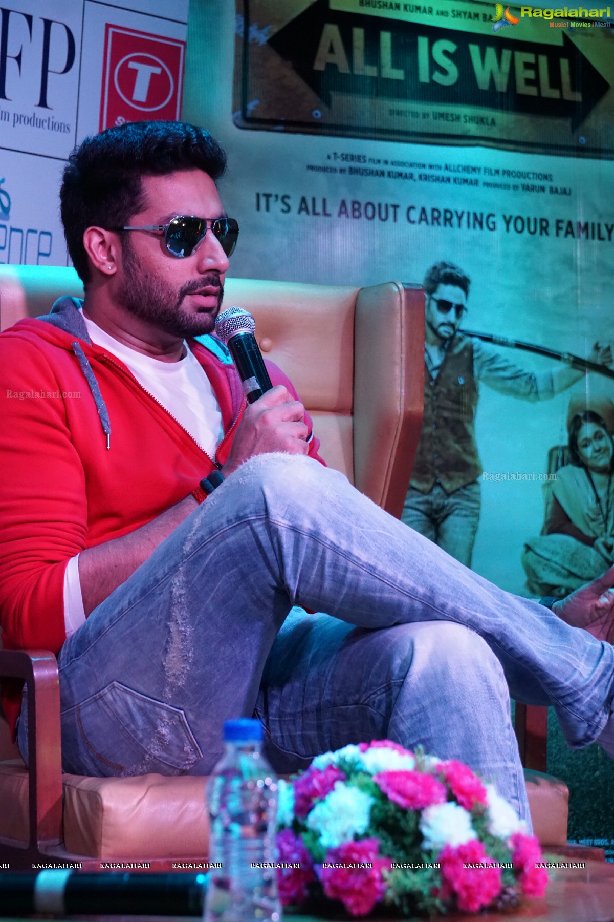 Abhishek Bachchan's All Is Well Movie Promotions at Hyderabad