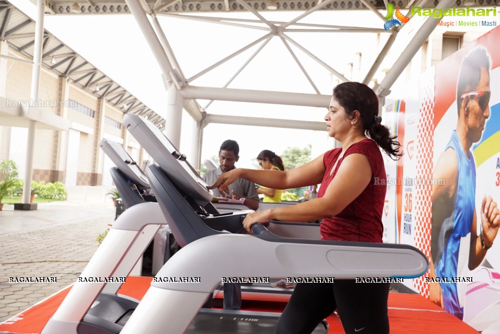 The 36 Hour Treadmill Run by Arun Bhardwaj at HITEX