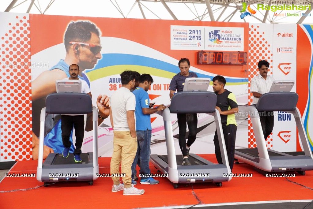 The 36 Hour Treadmill Run by Arun Bhardwaj at HITEX