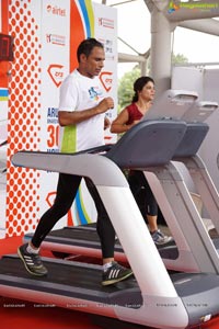 The 36 Hour Treadmill Run by Arun Bhardwaj at HITEX