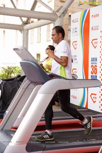 The 36 Hour Treadmill Run by Arun Bhardwaj at HITEX